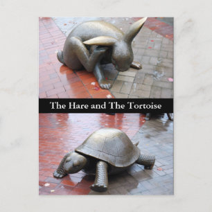 Boston - The Hare and The Tortoise Postcard