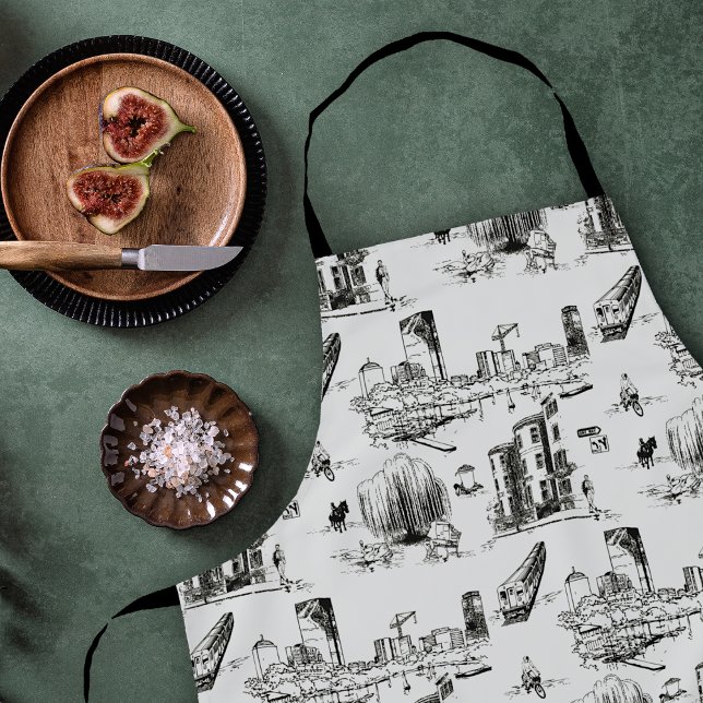 Boston Toile Apron (Creator Uploaded)