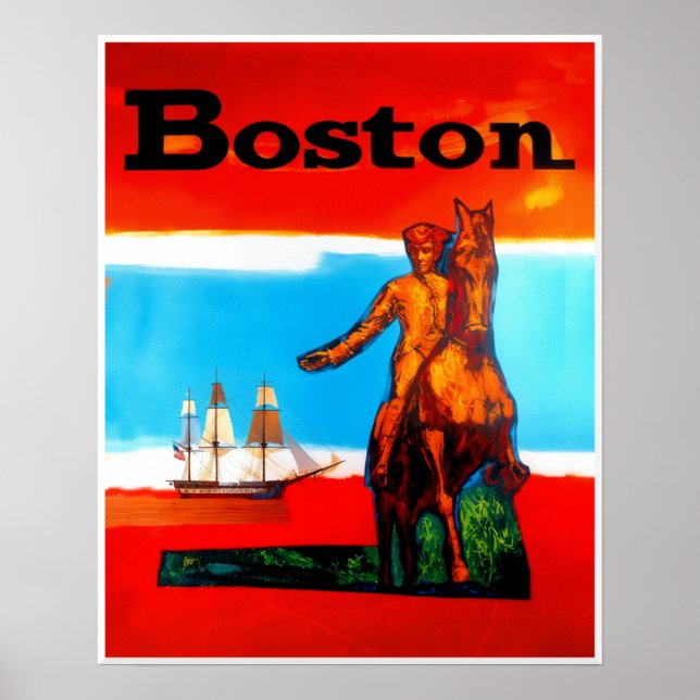 Boston travel poster (Front)