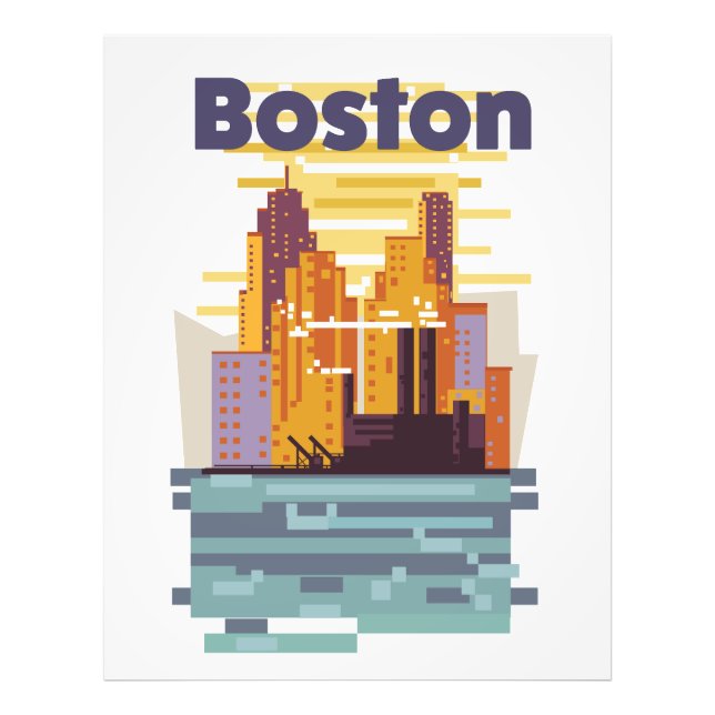 Boston Travel poster (Front)