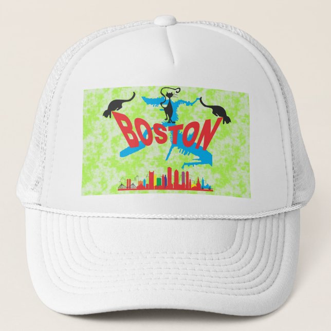 Boston Trucker Hat (Front)