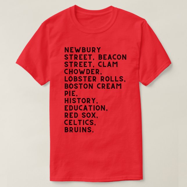Boston TShirt 5 (Design Front)