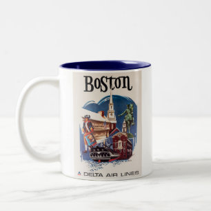 BOSTON  Two-Tone COFFEE MUG