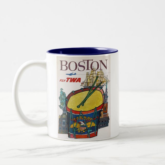BOSTON Two-Tone COFFEE MUG (Left)