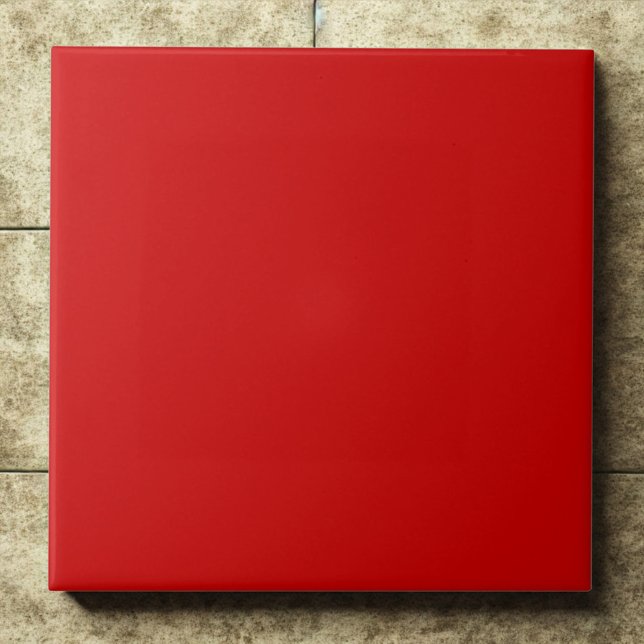 Boston University Red #cc0000 Bold Accent Tile (Creator Uploaded)