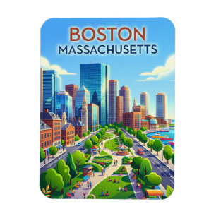 Boston USA Magnet