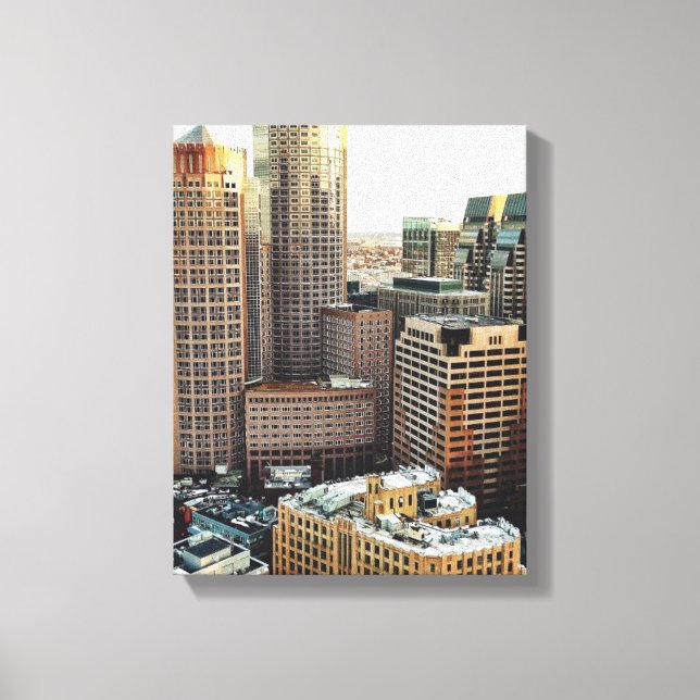 Boston view canvas print (Front)