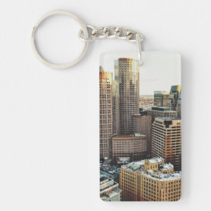 Boston view key ring