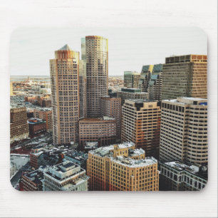 Boston view mouse mat