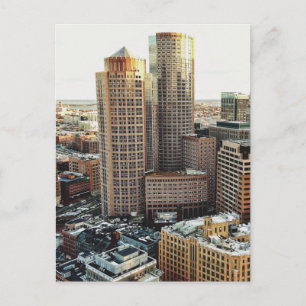 Boston view postcard