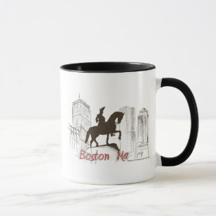 Boston Washington Profile Coffee Mug