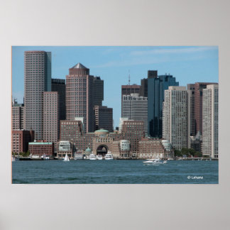 Boston Waterfront Invites Poster