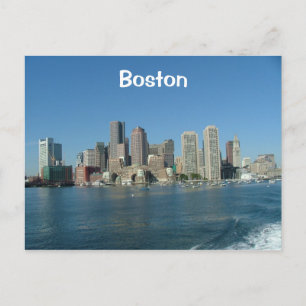 Boston Waterfront Postcard