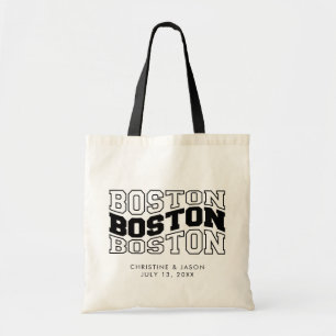 Boston Wedding Welcome Tote Bag