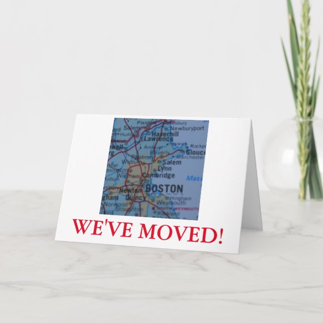 Boston We've Moved address announcement (Front)