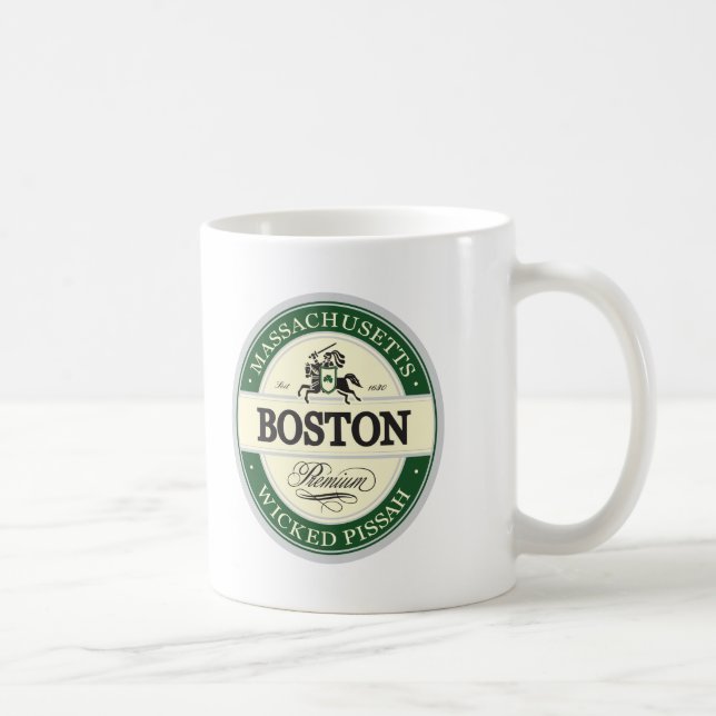 boston - wicked pissah coffee mug (Right)
