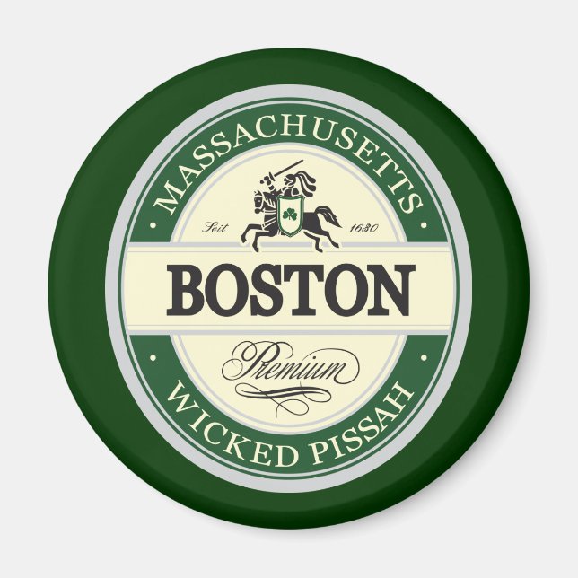boston - wicked pissah magnet (Front)