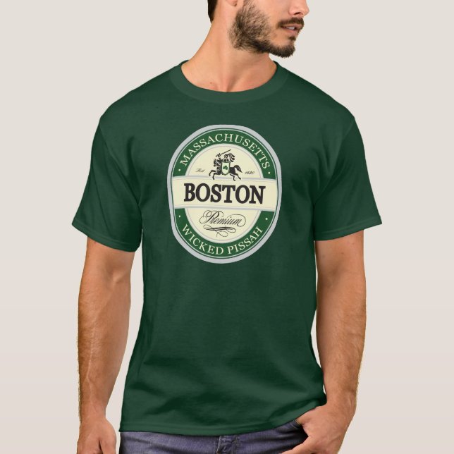 boston - wicked pissah T-Shirt (Front)