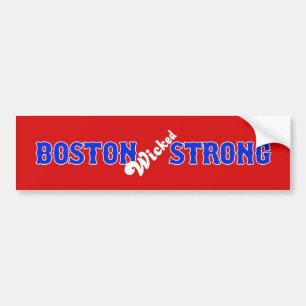 Boston Wicked Strong April 15 2013 Bumper Sticker