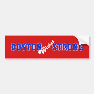 Boston Wicked Strong April 15 2013 Bumper Sticker