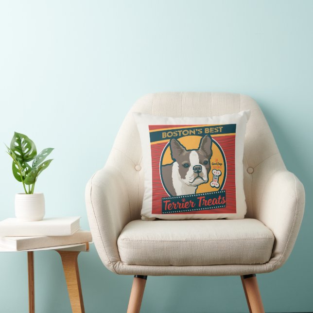 Boston's Best Terrier Treats Cushion (Chair)