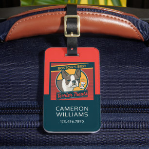 Boston's Best Terrier Treats Luggage Tag