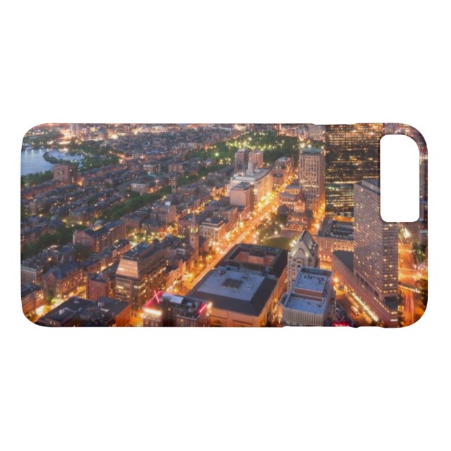 Boston's skyline at dusk Case-Mate iPhone case (Back (Horizontal))