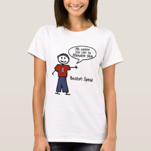 Bostonspeak "He Pahked the Cah..." He Parked Car.. T-Shirt