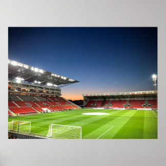 Bosuil Stadion - Royal Antwerp FC - Zonsondergang Poster