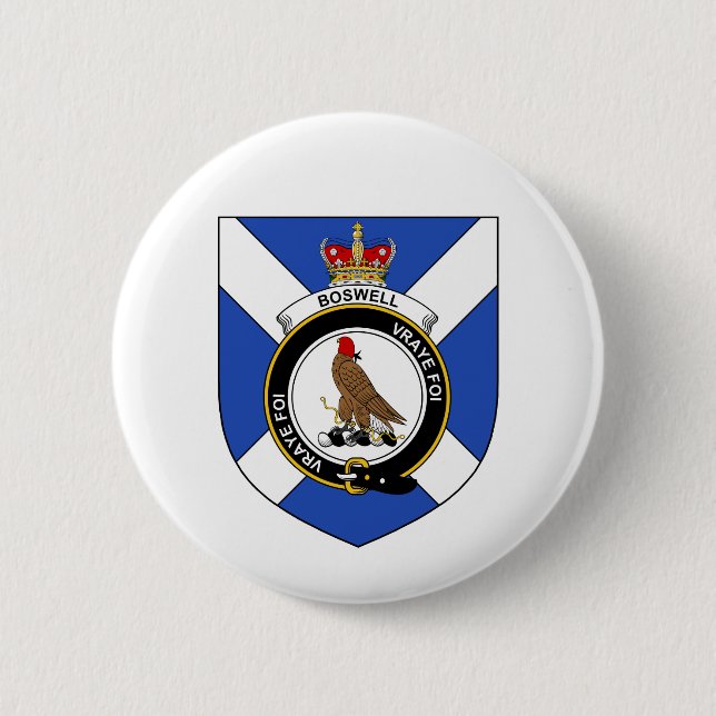 Boswell 6 Cm Round Badge (Front)
