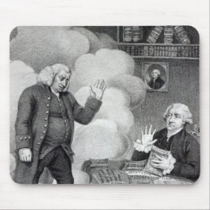Boswell and the Ghost of Samuel Johnson Mouse Mat
