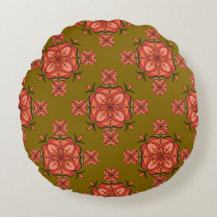 Botanic Bloom Round Pillow