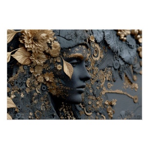 Botanic Circuitry – Nature Meets Machine Poster