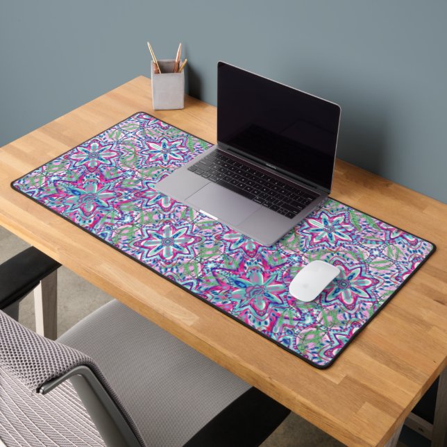 Botanic Kaleido Bloom Desk Mat (Office 2)