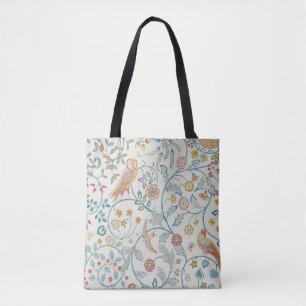 Botanic Owl and Berries Tote Bag