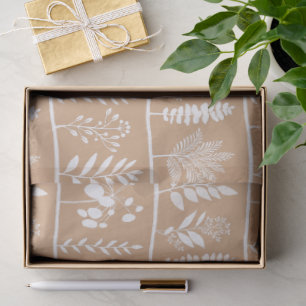 Botanic Rhythm Botanical Silhouettes Soft Marigold Tissue Paper