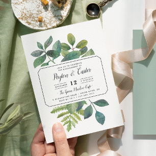 Botanica Engagement Party Invitation