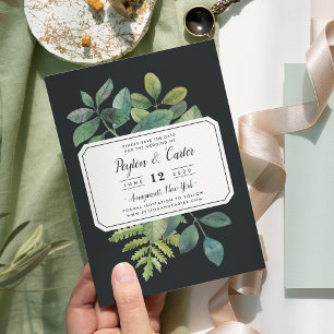 Botanica Night Save the Date Card