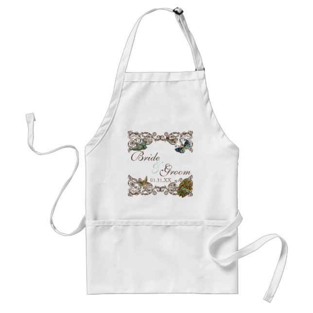Botanica Wedding Ensemble - Personalised Apron (Front)