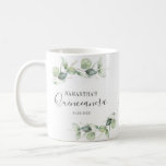 Botanical 15th Birthday Eucalyptus Quinceanera Coffee Mug<br><div class="desc">TIP: Matching items available in this collection. Our botanical eucalyptus birthday collection features watercolor foliage and modern typography in dark grey text. Use the "Customise it" button to further re-arrange and format the style and placement of text. Could easily be repurpose for other special events like anniversaries, baby shower, birthday...</div>