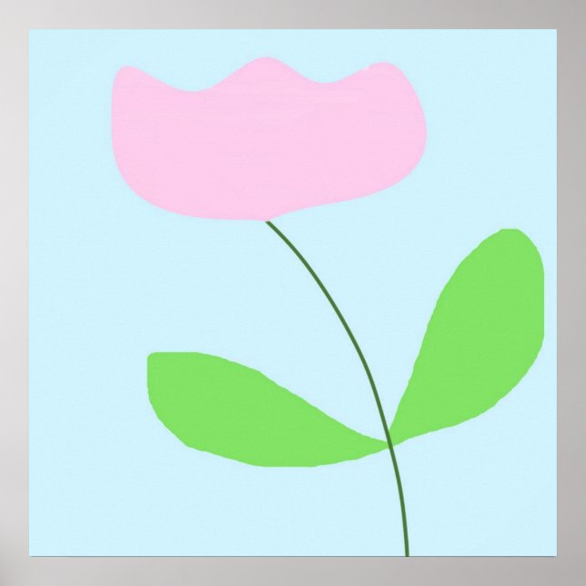 botanical abstract art poster (Front)
