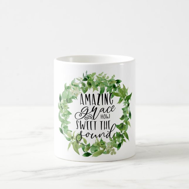 Botanical "Amazing Grace" Coffee Mug (Center)