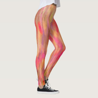 Botanical Art Abstracted Pattern Leggings