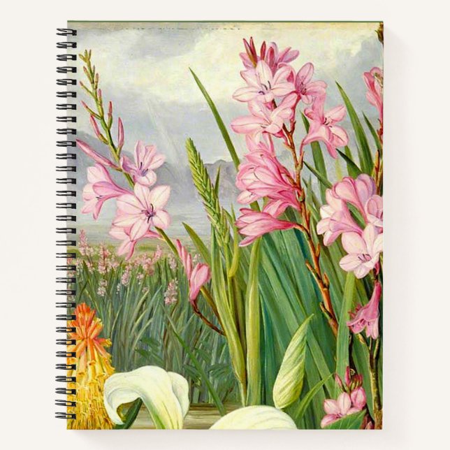 Botanical art: Beauties of the Swamp  Notebook (Front)