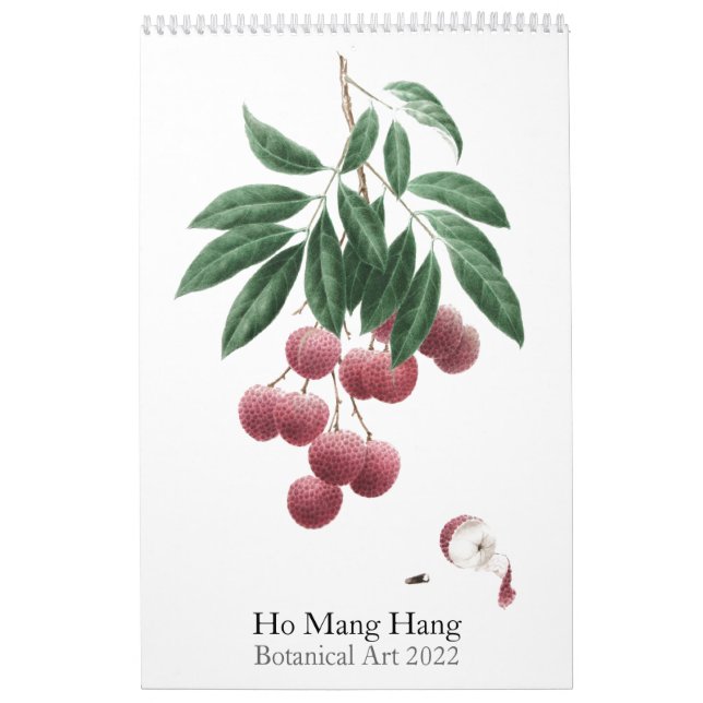 Botanical art calendar 2022 (Cover)