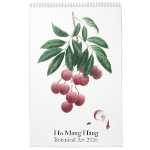 Botanical art calendar 2026