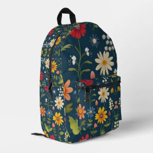 Botanical Art Printed Backpack