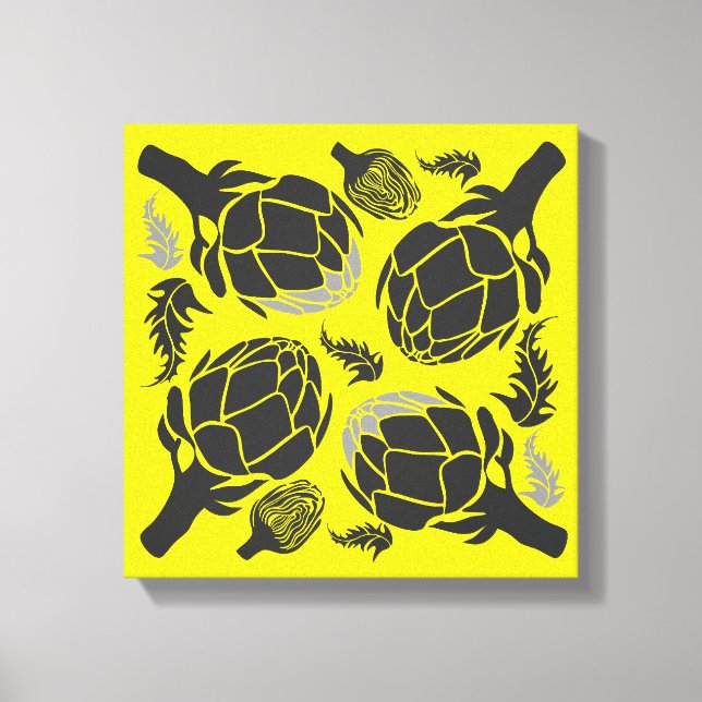 Botanical Artichoke Art Home Decor (Front)