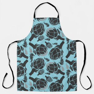 Botanical Artichoke Art Home Decor Apron