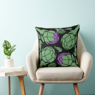 Botanical Artichoke Art Home Decor Cushion